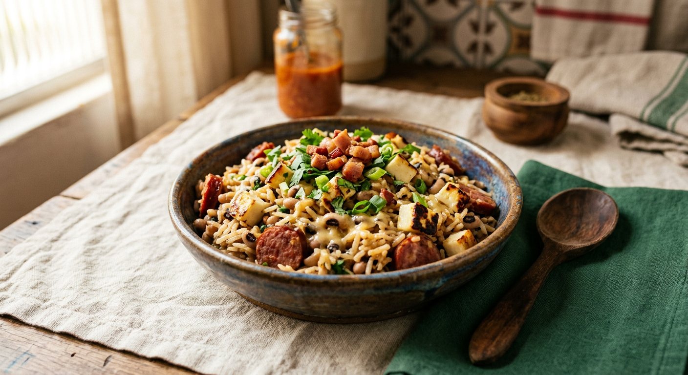 Baião de Dois (Rice & Black-Eyed Peas) — Brazilian home cooking