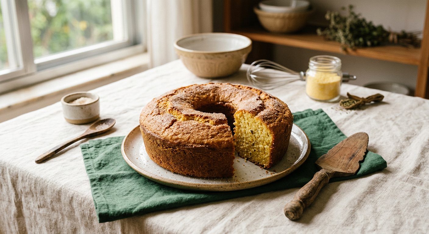 Bolo de Fubá (Cornmeal Blender Cake) — Brazilian home cooking