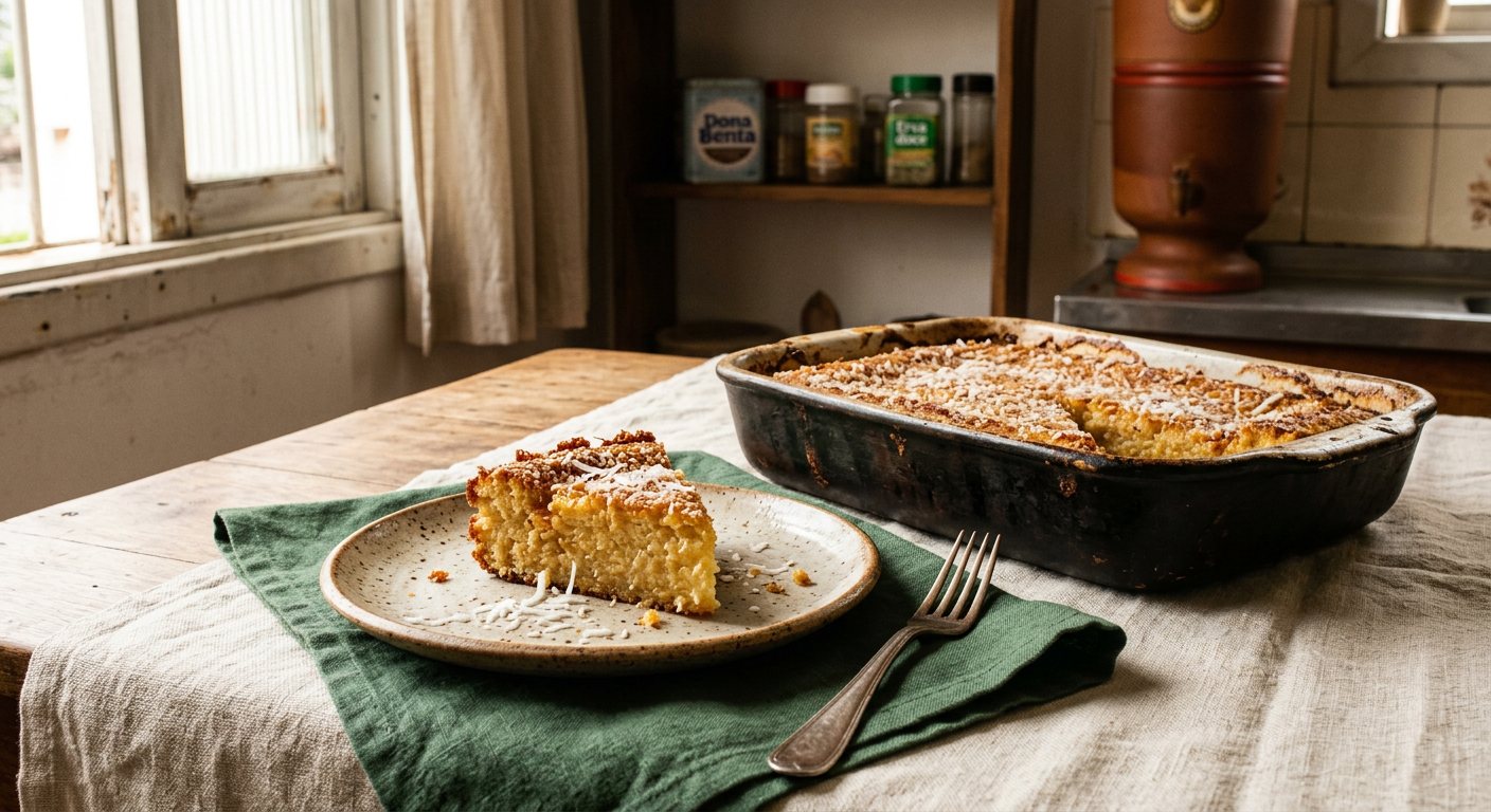 Bolo de Mandioca / Aipim (Sweet Cassava Cake) — Brazilian home cooking