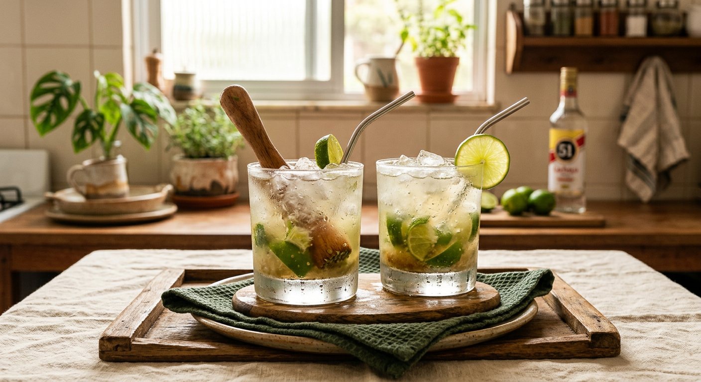 Caipirinha (Lime Cachaça Cocktail) — National Lime & Cachaça Cocktail