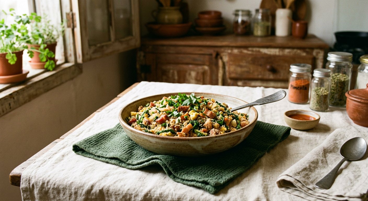 Farofa Completa (Loaded Farofa) — Brazilian home cooking