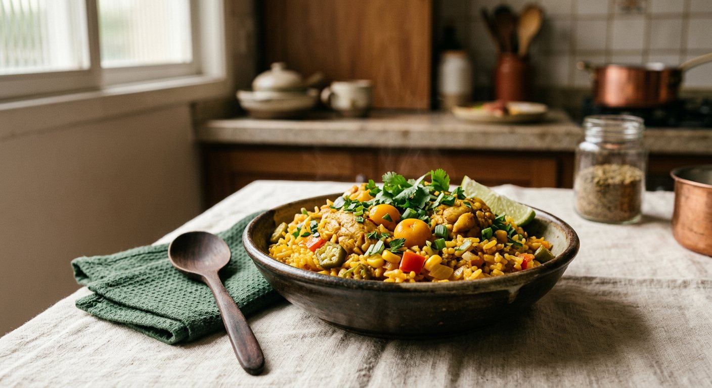 Galinhada (Saffron Chicken Rice) — Brazilian home cooking