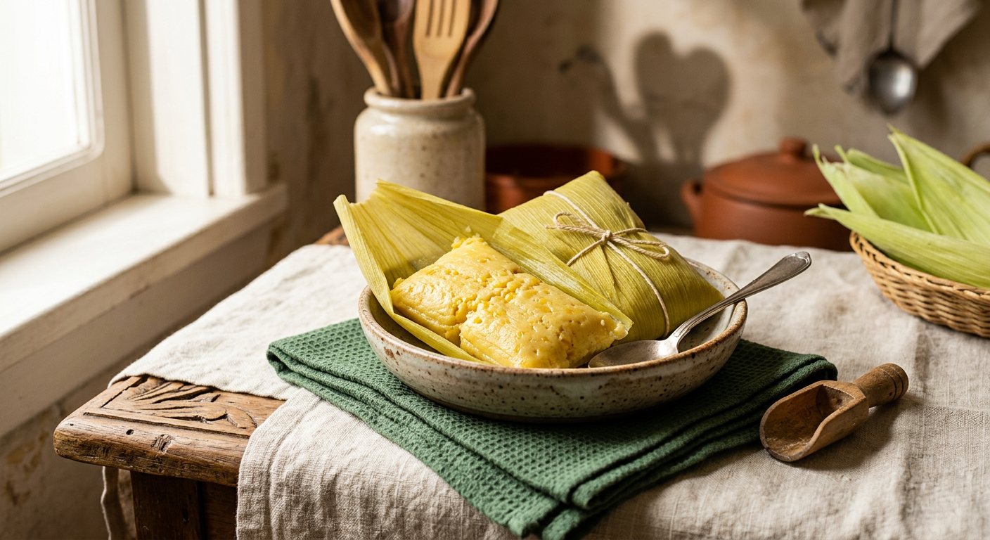 Pamonha Doce (Sweet Corn Tamale) — Brazilian home cooking