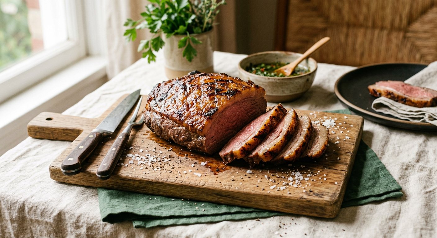 Picanha na Grelha (Grilled Top Sirloin Cap) — Traditional Churrasco Top Sirloin Cap