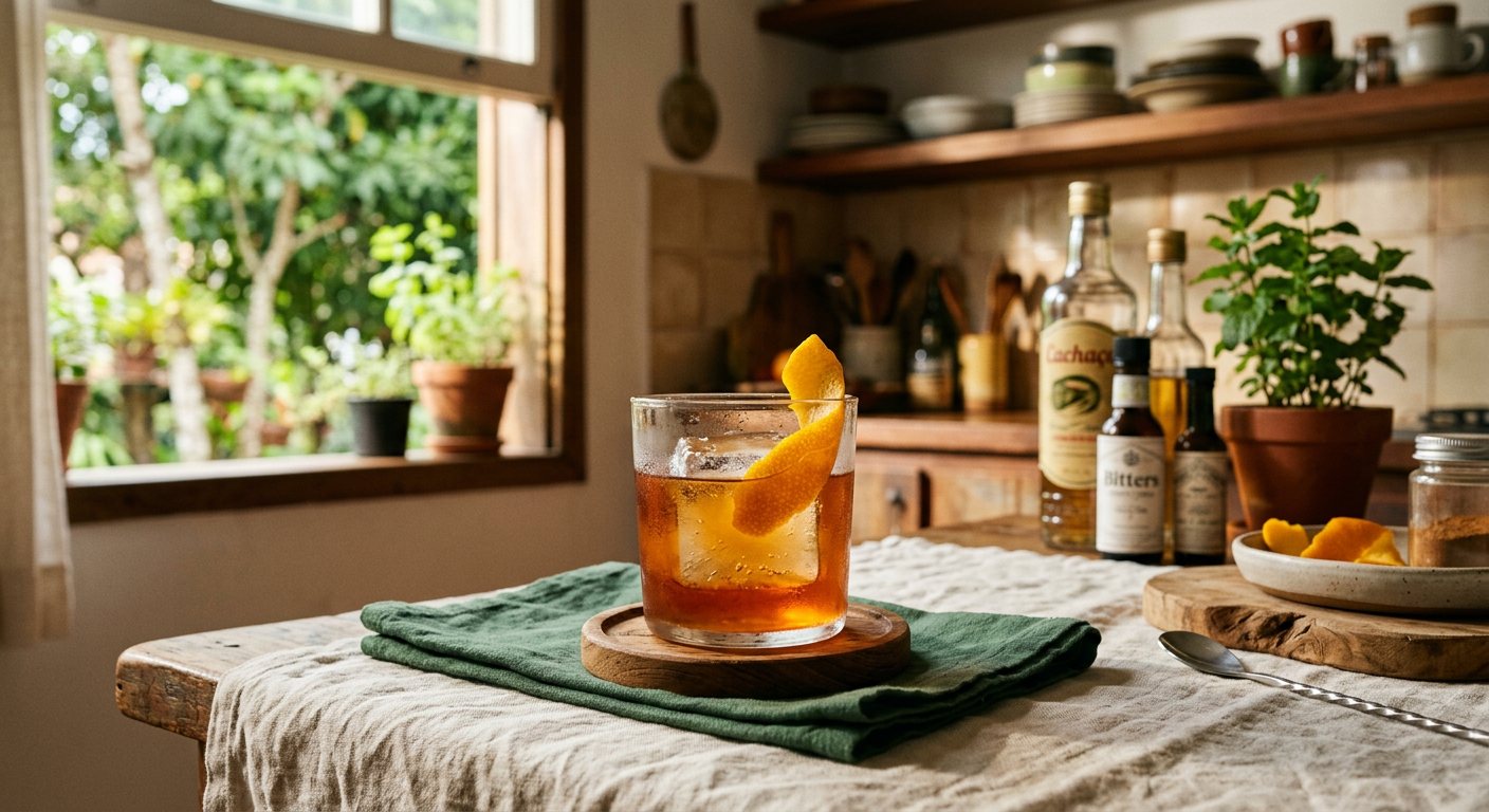Rabo de Galo (Rooster's Tail) — Cachaça and Red Vermouth, the Bar Counter's Answer to the Negroni