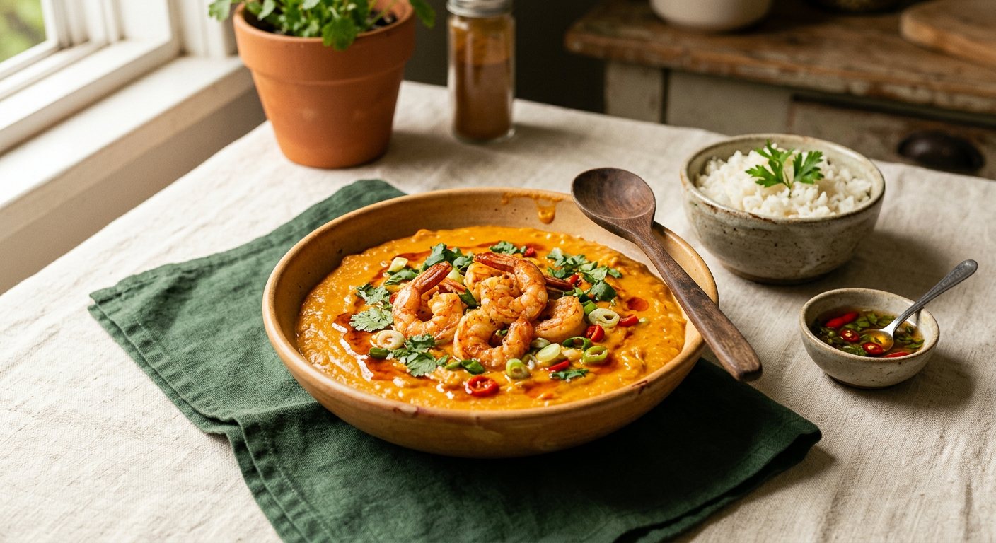 Vatapá (Shrimp & Coconut Paste) — Creamy Shrimp & Peanut Puree